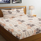 120 GSM Cream Microfiber Double Bedsheet, , small image number null