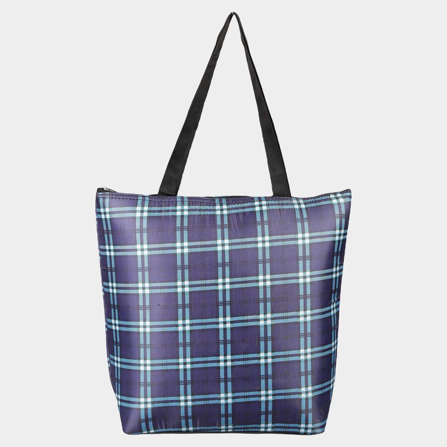 Blue Fabric-Polyester Bag, , large image number null