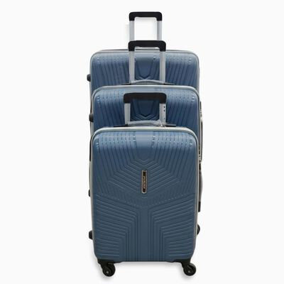 4-Wheel Polypropylene Hard Case Trolley, Set of 3