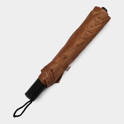 Men's Brown Polyester Umbrella