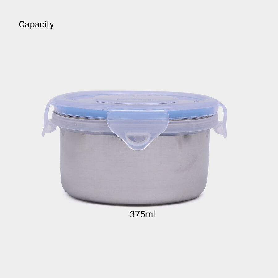 Stainless Steel Airtight Lunch Box With Bag - 2 Pcs., , large image number null