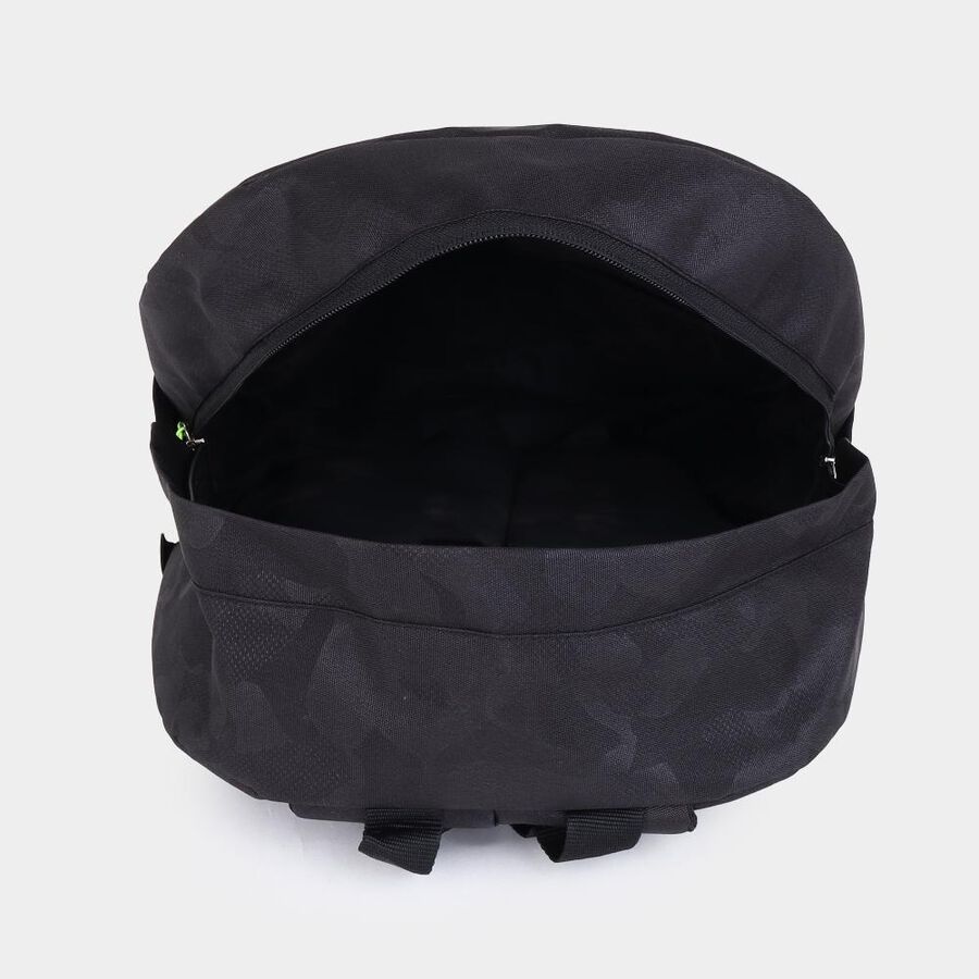 Women's Black Canvas Backpack, , large image number null