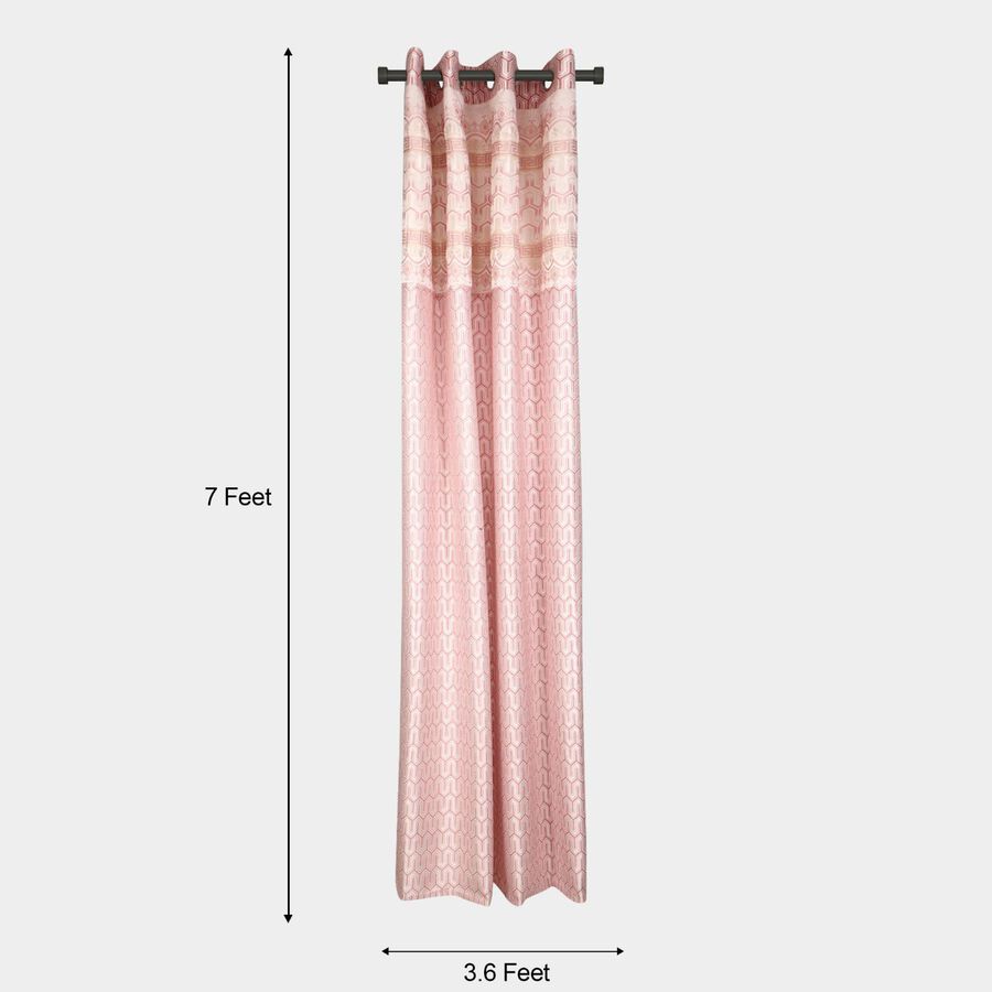 7ft. Pink Microfiber Door Curtain, , large image number null