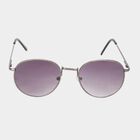 Men's Metal Gradient Round Sunglasses, , small