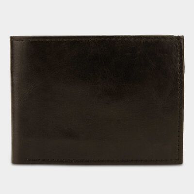 Men's Brown Polyurethane Wallet