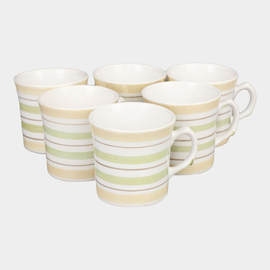 120 ml Stoneware Cup, Set of 6, , large image number null