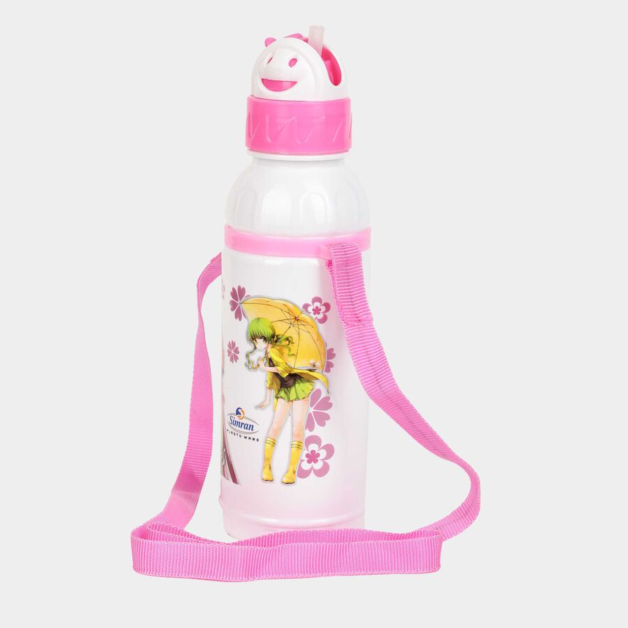 1 pc. Plastic Round Kids Sipper - 625 ml - Colour/Design May Vary, , large image number null