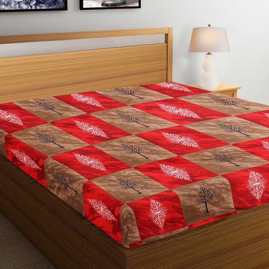 90 GSM Grey Microfiber Double Bedsheet, , large image number null