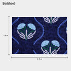 Blue Microfibre Single Bedsheet, , small image number null