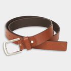Men's Tan Leather Casual Belt, , small image number null