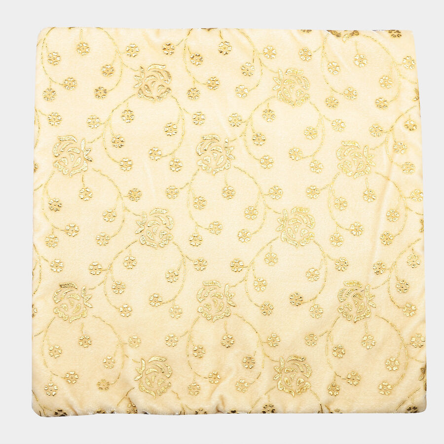 Embroidered Microfiber Cushion Cover, , large image number null