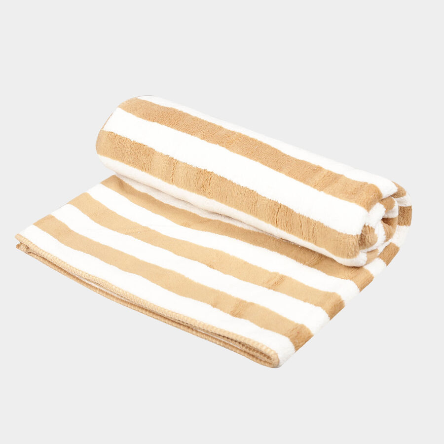Beige Microfiber Bath Towel, , large image number null