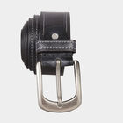 Men's Leather Casual Belt, Size 40, Textured, , small image number null