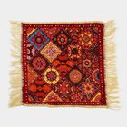 Maroon Polyester Pooja Mat , , small