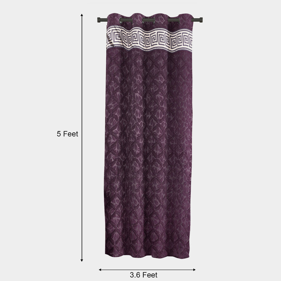 5ft. Grey Polyester Curtain, , large image number null