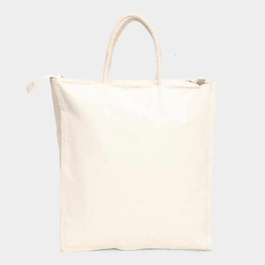 Beige Canvas Bag, , large
