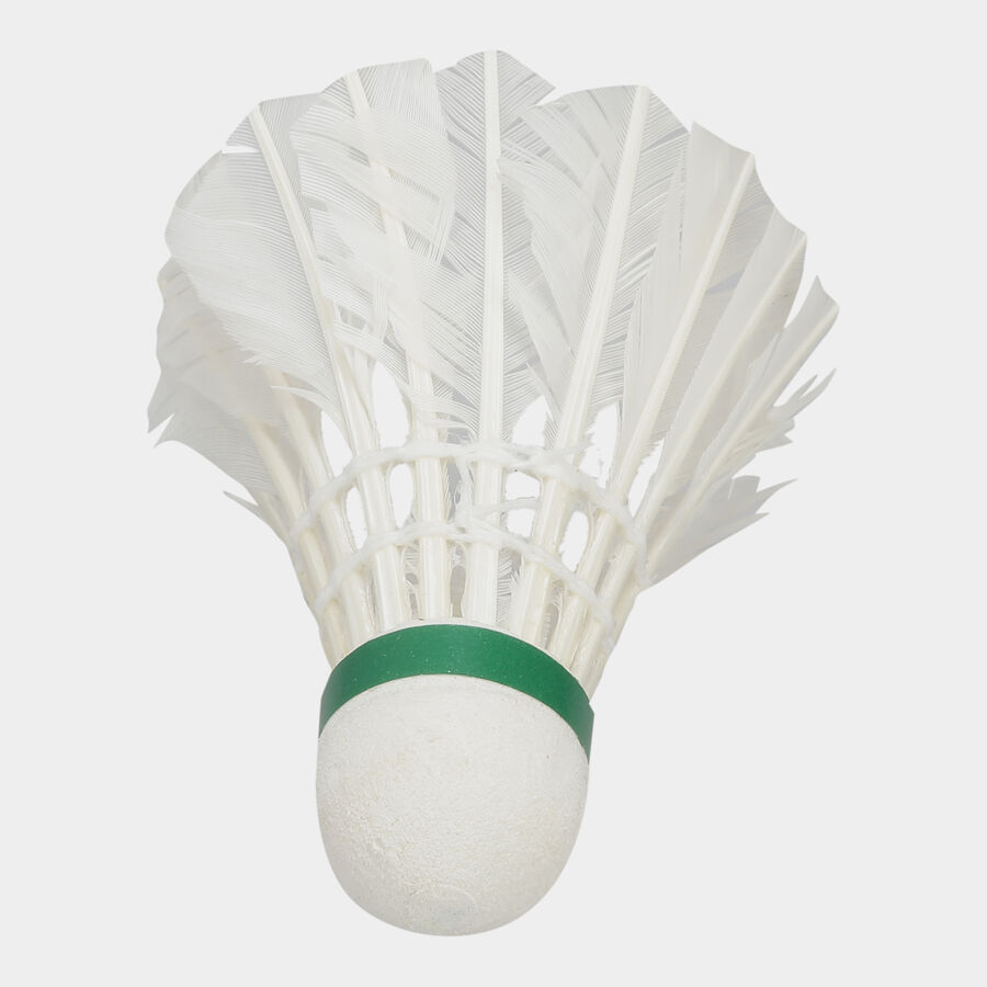 Feather White Shuttlecock 4 Pcs., , large image number null
