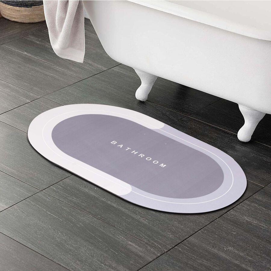 Absorbent Polyester Bath Mat, , large image number null