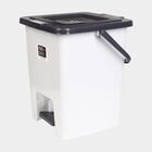 15 L White Plastic Dustbin, , small image number null