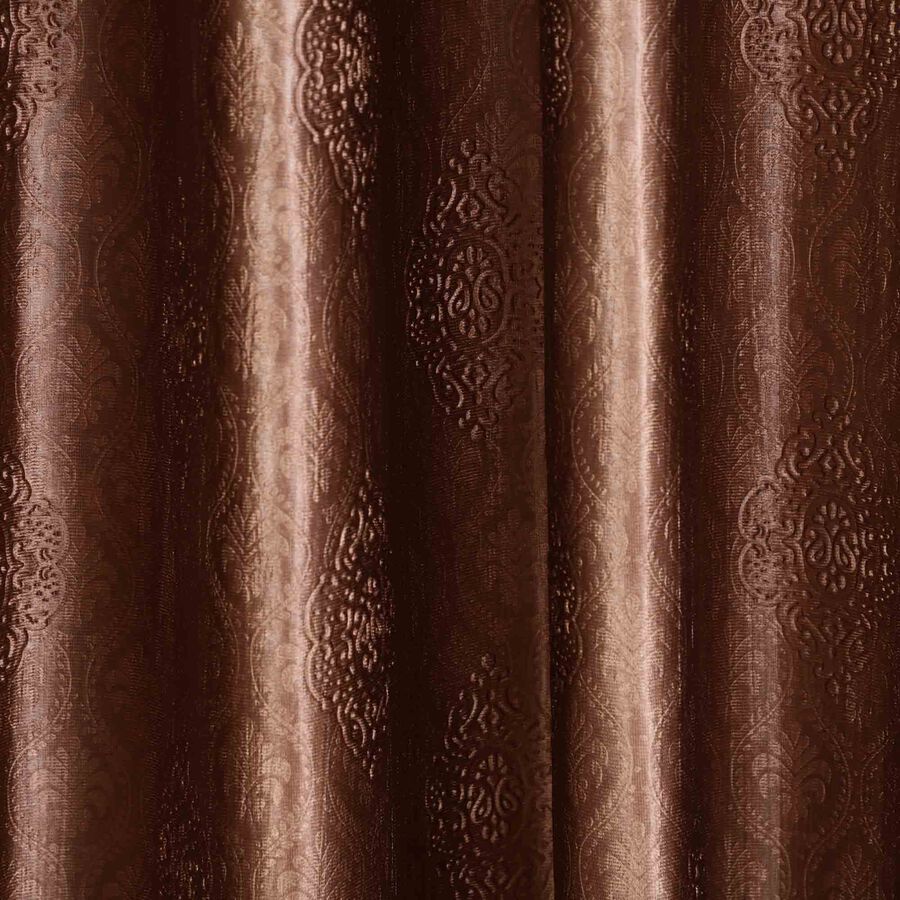 7ft. Brown Microfiber Door Curtain, , large image number null