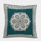 Green Polyester Cushion Cover, , small image number null