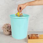 10LLight Green Plastic Dustbin, , small