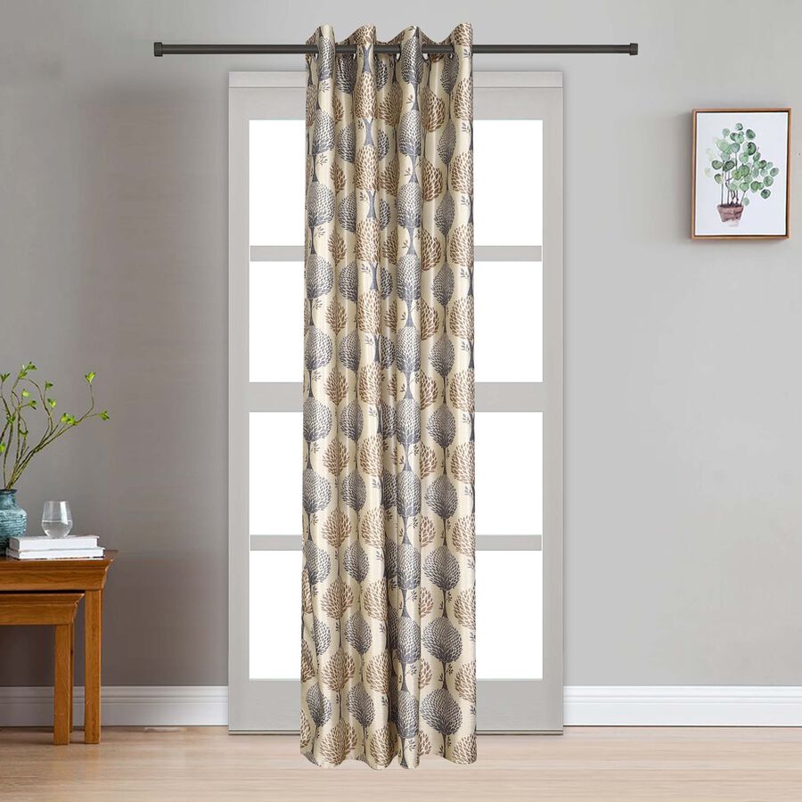 7ft. Blue Microfiber Door Curtain, , large image number null