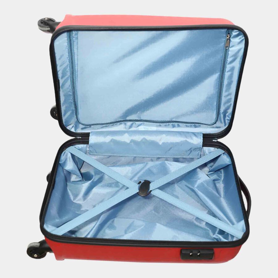 4-Wheel Red PVC Matee Hard Case Trolley, Small + Medium, , large image number null