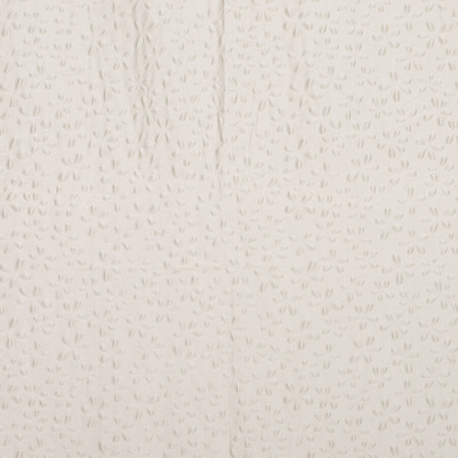 7 ft. off White Polyester Curtain, , large image number null