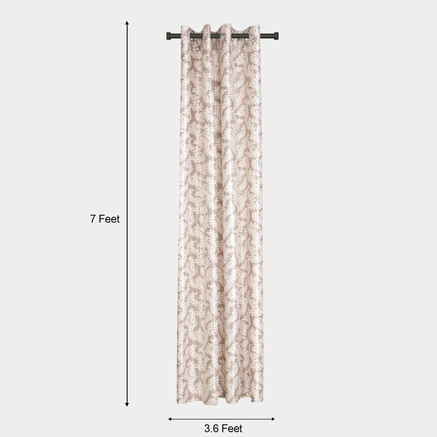 7ft. Brown Microfiber Door Curtain, , large image number null
