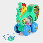 Kid's Pull Toy with Rattle Beads and Rolling Wheels, , small