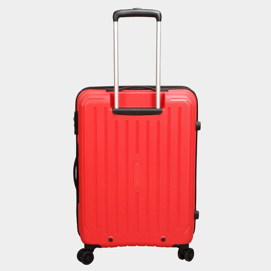 8-Wheel Red Polypropylene Hard Case Trolley, Medium, , large image number null