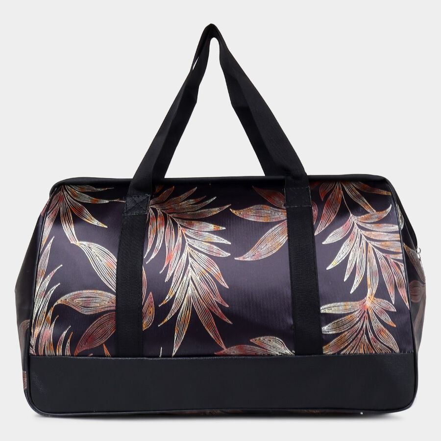 Black Polyester Duffle Bag, , large image number null