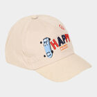 Kids' Beige Canvas Cap, , small image number null