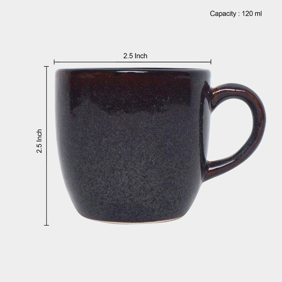 120 ml Stoneware Mug, Set of 6, , large image number null