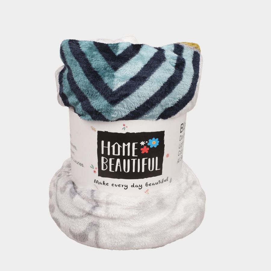 White Microfiber Blanket , , large image number null