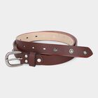 Women's Brown PU Belt , , small
