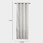 7ft. Light Grey Microfiber Door Curtain, , small image number null