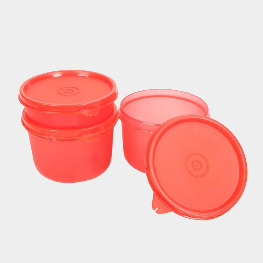 Plastic Lunch Box - 3 Containers With Bag, , large image number null