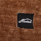 Anti-SKId Brown Polyester Bedside Runner, , small image number null