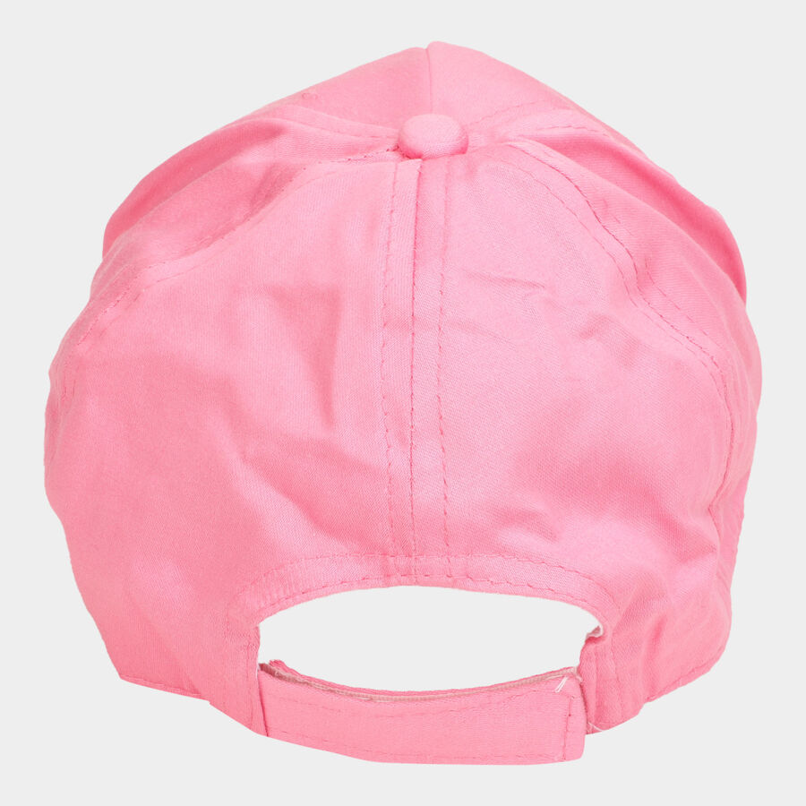 Kid's Light Pink Canvas Cap, , large image number null