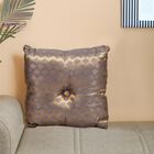 Gold Geometric Printed Cushion, , small