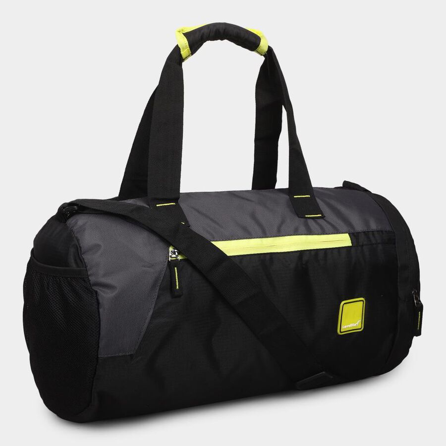 Grey Polyester Duffle, , large image number null