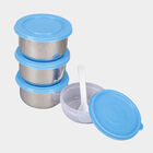 Stainless Steel Clip Tiffin - 2 Pcs, , small image number null