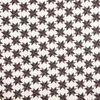 Black and White Geometric Printed Single Bedsheet, , small