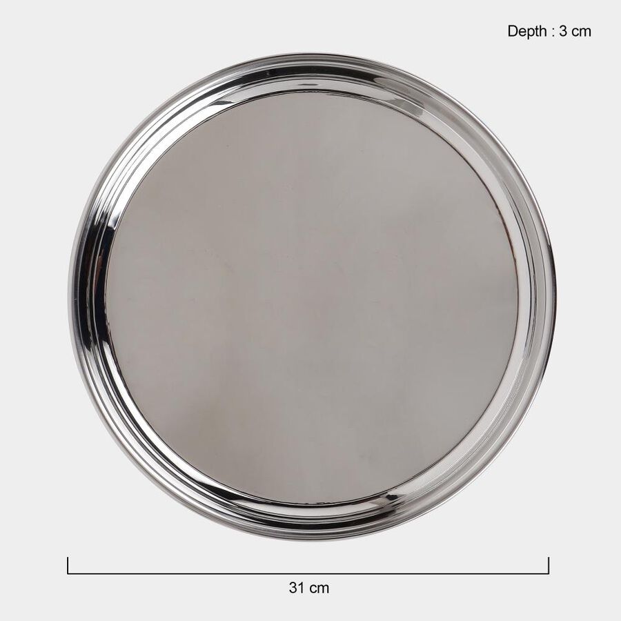 Steel Full Plate, 31 cm Dia., , large image number null