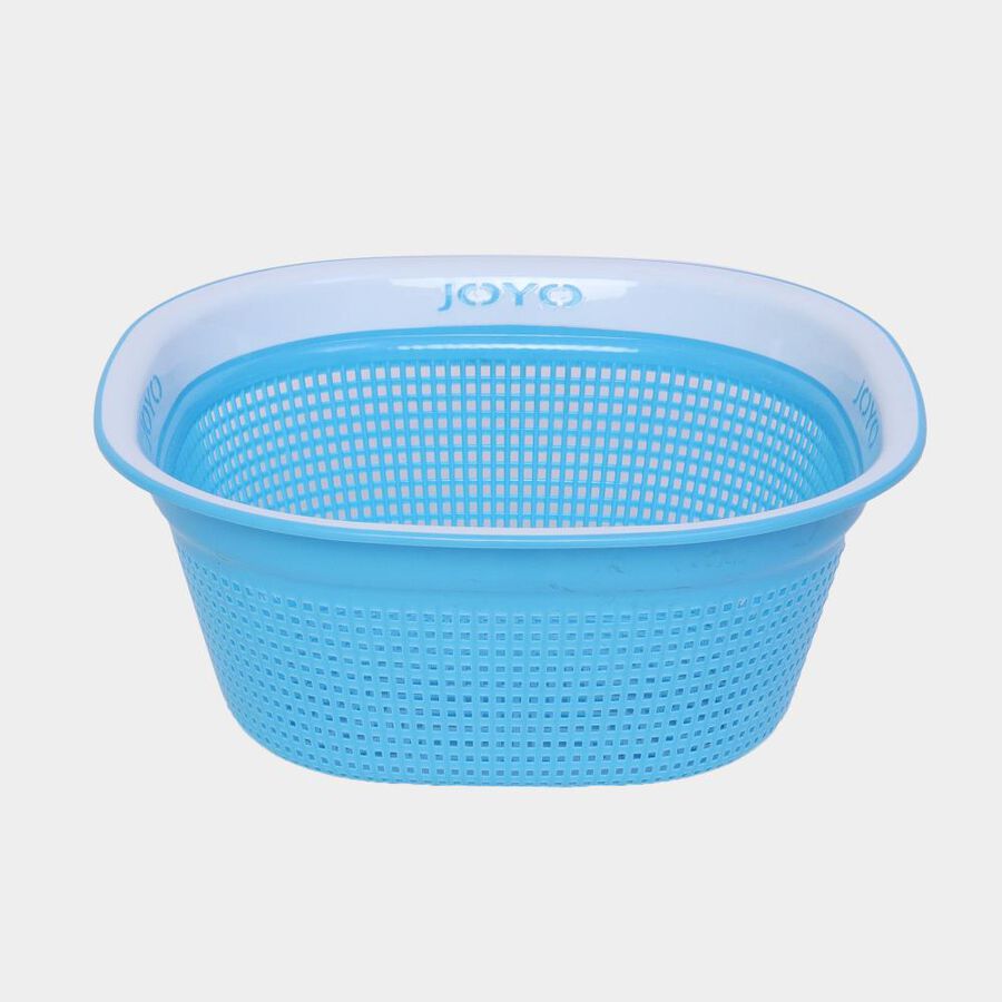 Blue Plastic Basket, , large image number null