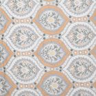 Orange and Grey Floral Printed Single Blanket, , small image number null