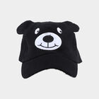 Kids' Black Fabric Cap, , small image number null