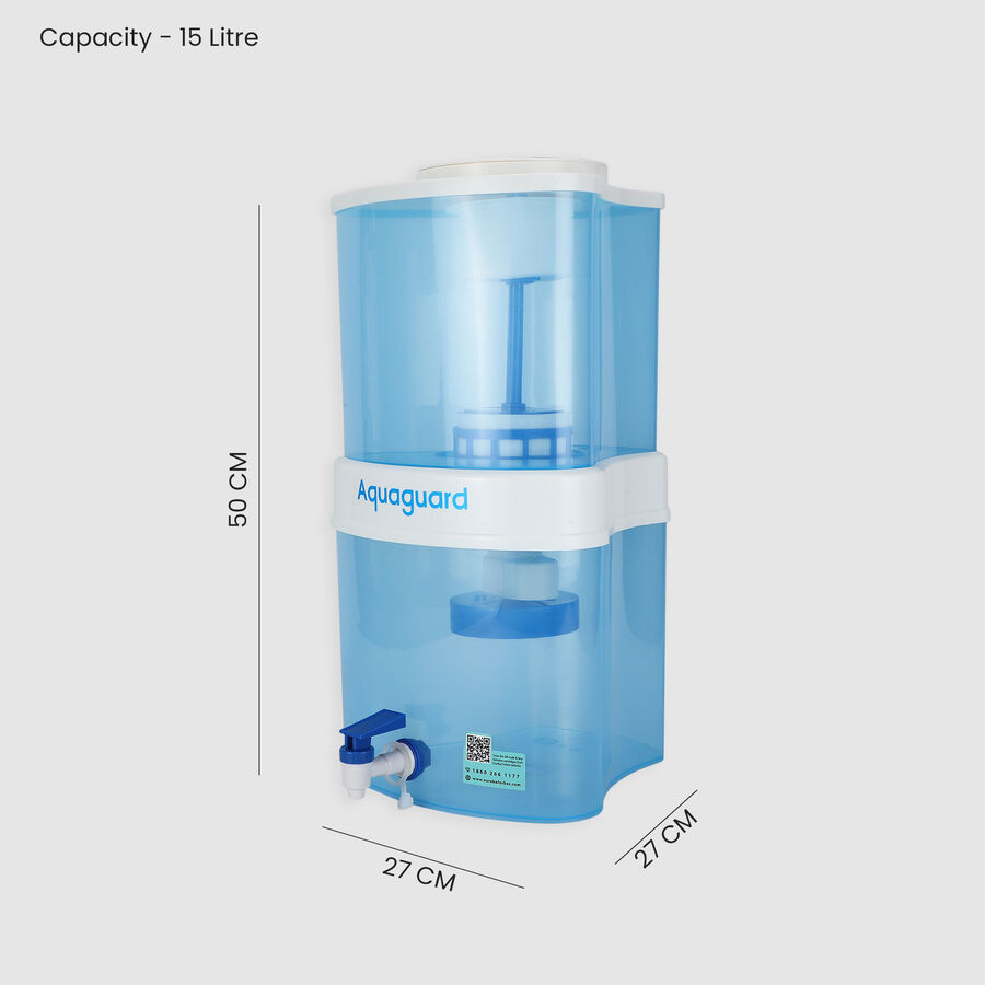 Aquaguard Amrit 4000 Non-Electric Water Purifier | 15L Storage, , large